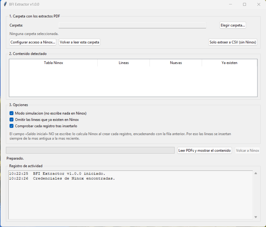 Bank statement reconciliation app interface